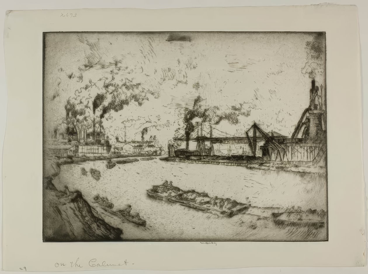 En el Calumet de Bror Julius Olsson Nordfeldt