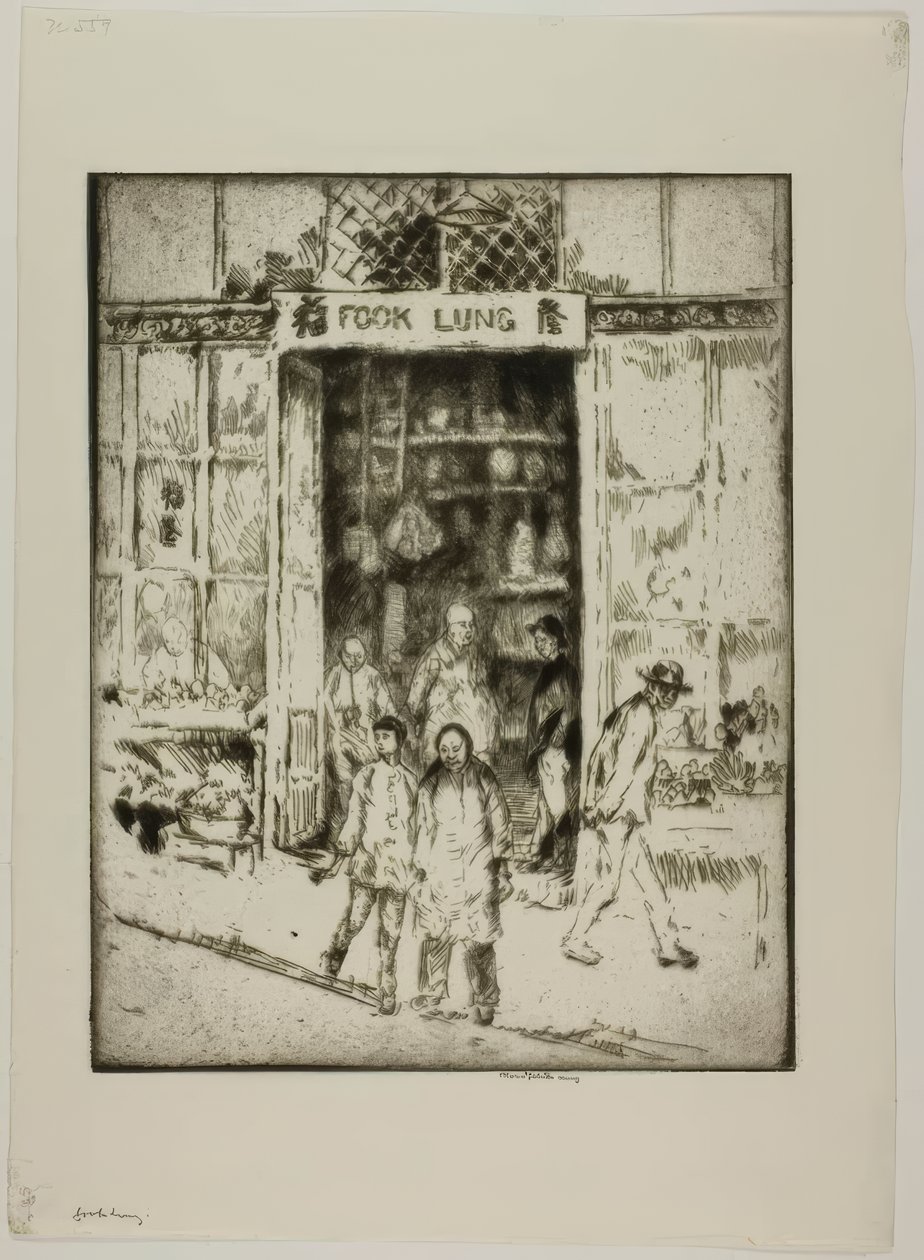 San Francisco - Fook Lung de Bror Julius Olsson Nordfeldt