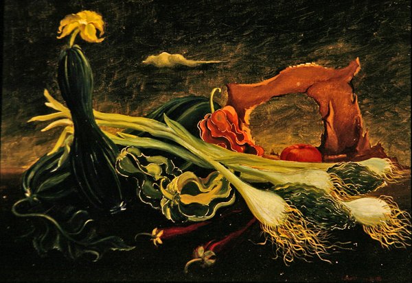 Naturaleza muerta (óleo sobre lienzo) de Bruce Hollingsworth