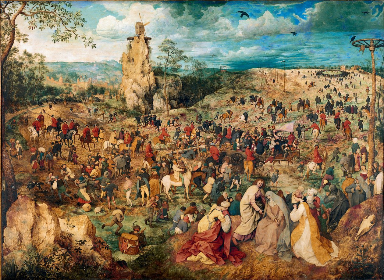 Cristo llevando la cruz de Bruegel