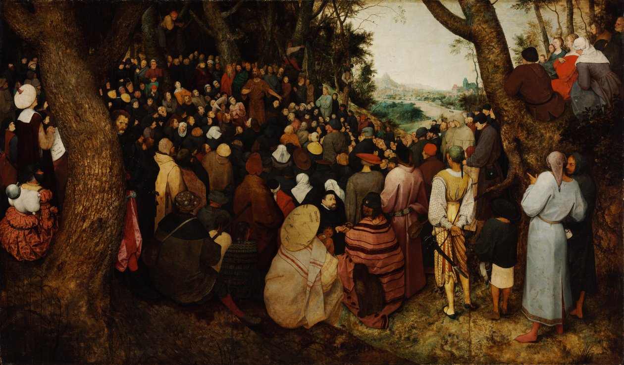 El sermón de San Juan Bautista de Bruegel