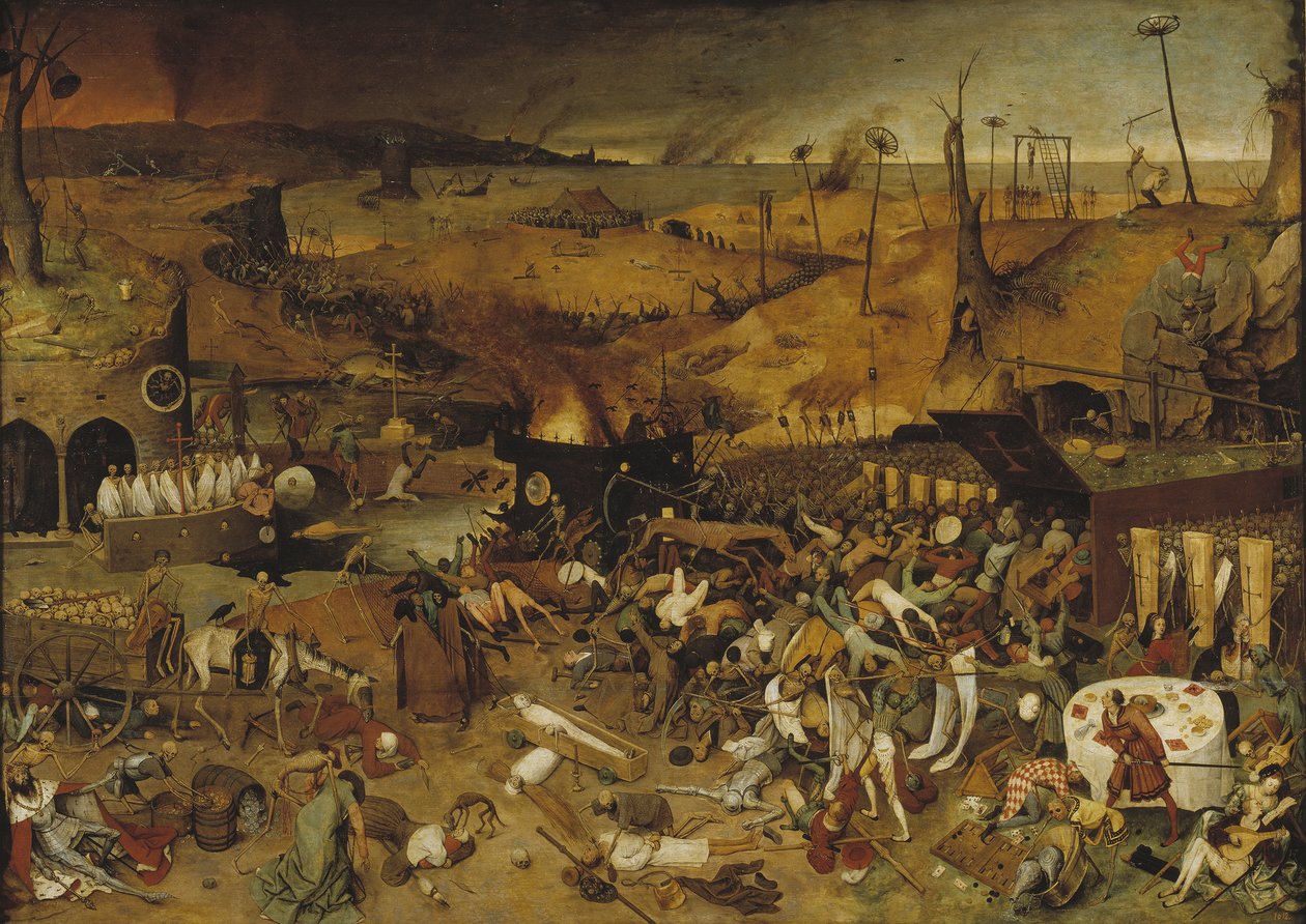 El triunfo de la muerte, ca 1562-1563 de Bruegel