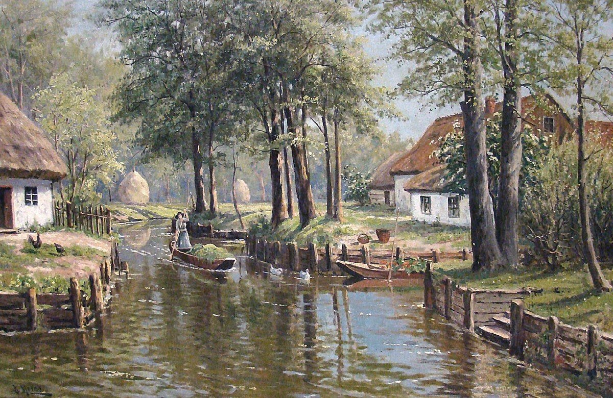 Vista en el Spreewald de Bruno Moras