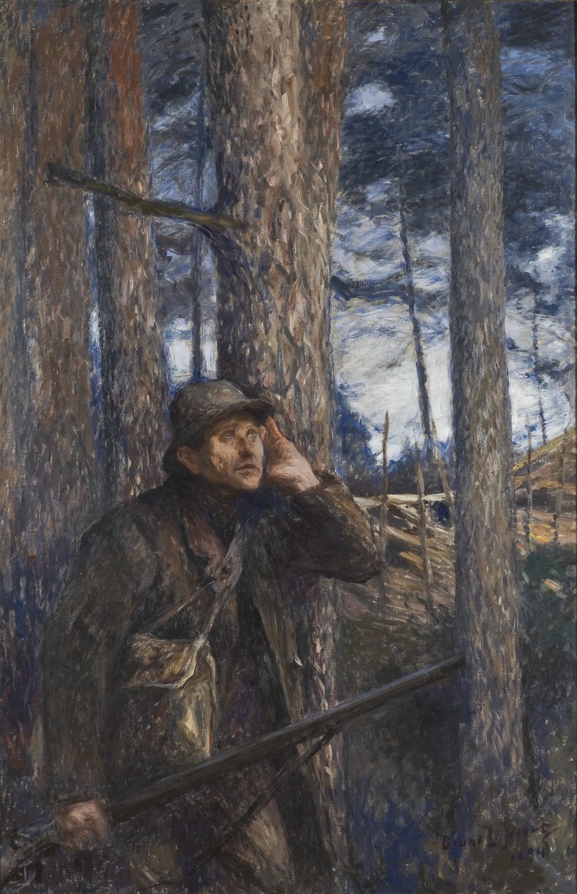 Un Cazador Furtivo, 1894 de Bruno Andreas Liljefors