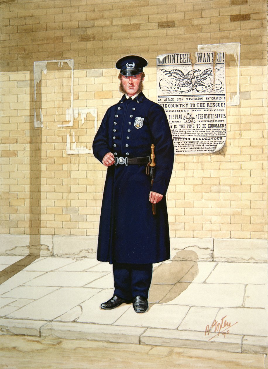 Oficial de policía en 1863 de Bryan Fosten