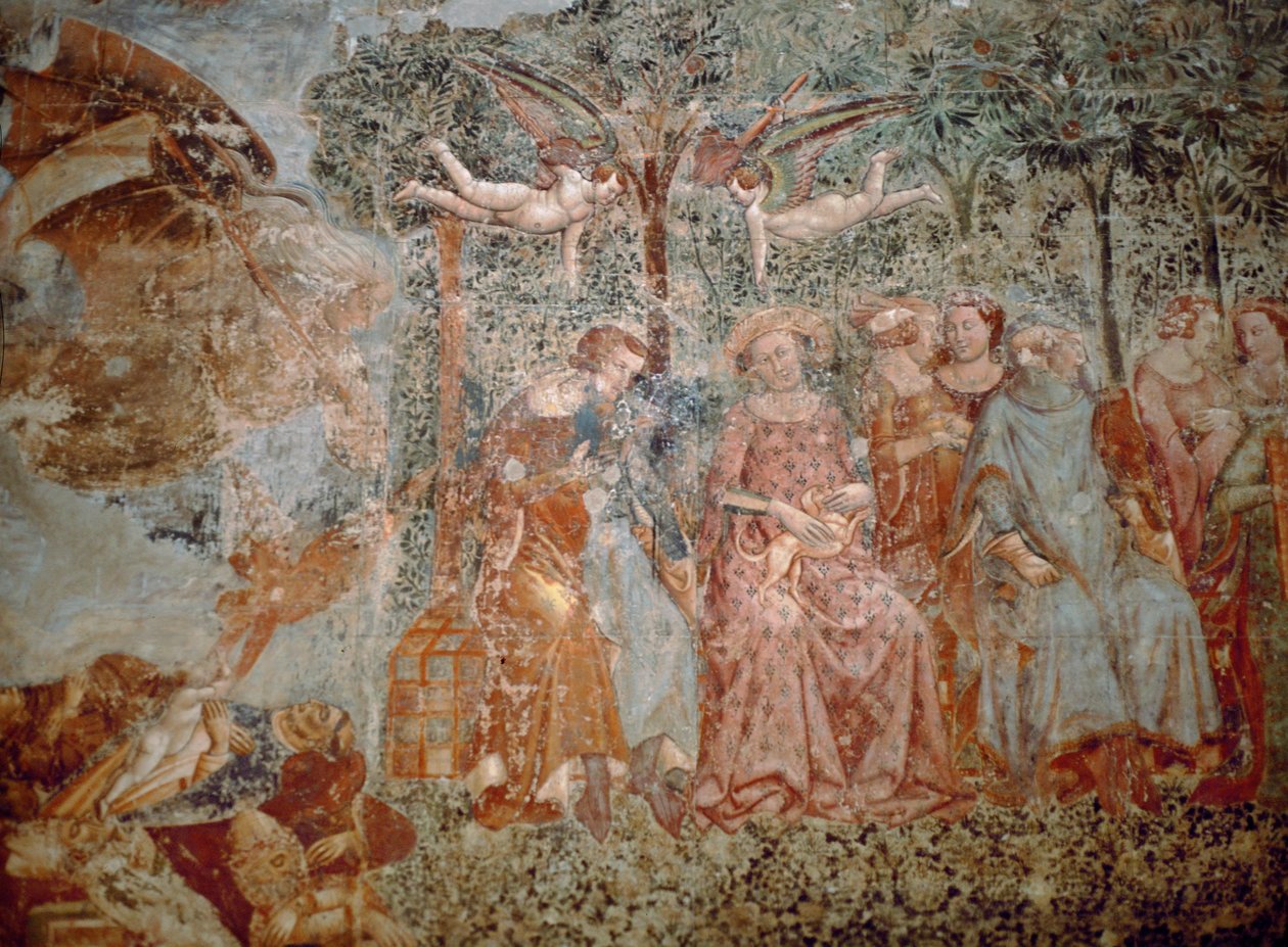 Triunfo de la Muerte ... (fresco) de Buonamico Buffalmacco