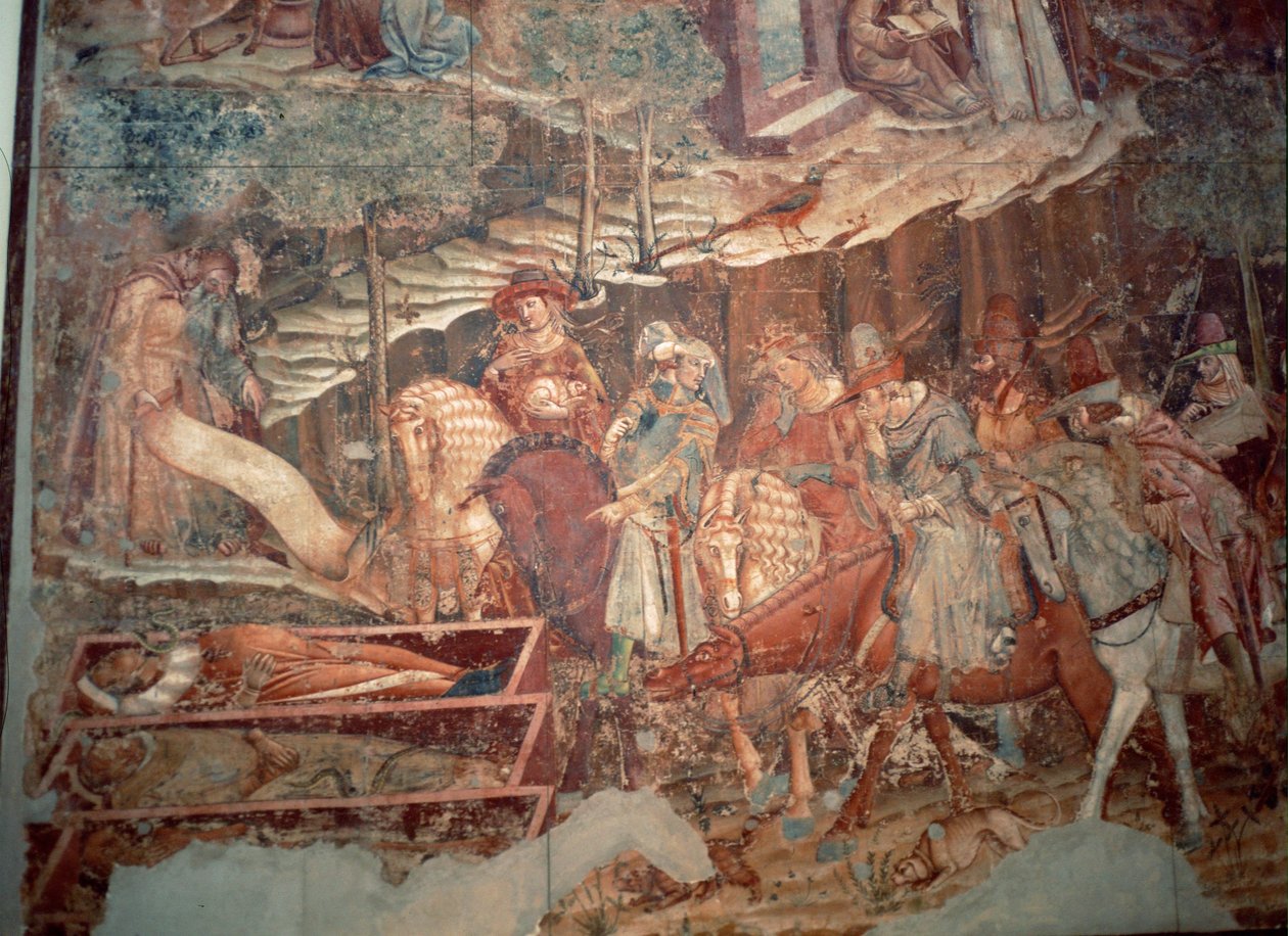 Triunfo de la Muerte ... (fresco) de Buonamico Buffalmacco