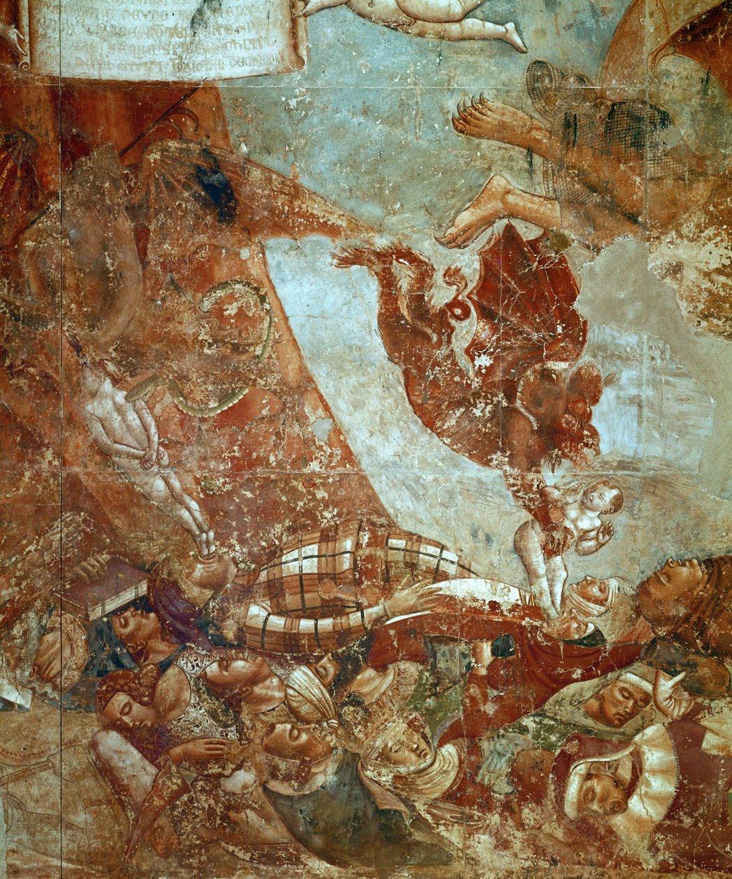 Triunfo de la Muerte, fresco ... (fresco) de Buonamico Buffalmacco
