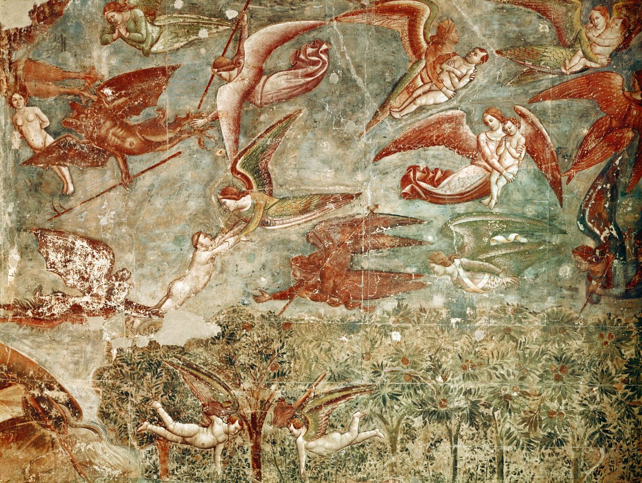 Triunfo de la Muerte, fresco ... (fresco) de Buonamico Buffalmacco