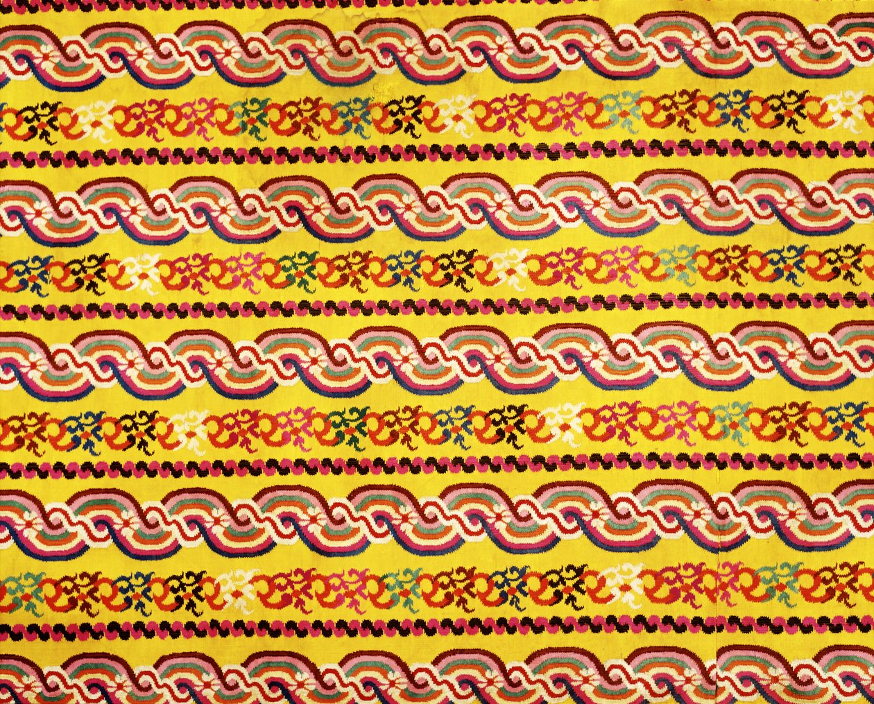 Diseño de tela de Burmese School