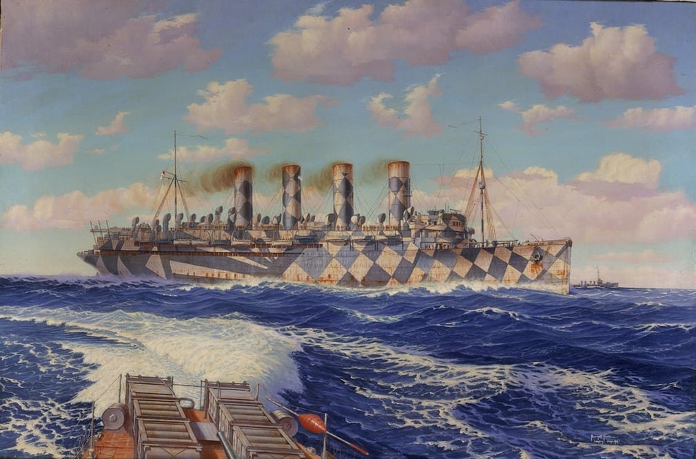 Mauretania en pintura deslumbrante de Burnell Poole