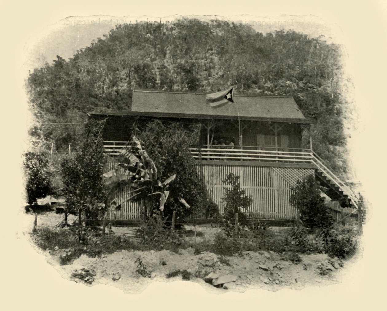 Cuartel general cubano en Daiquiri, Guerra Hispanoamericana, junio de 1898, 1899 de Burr McIntosh
