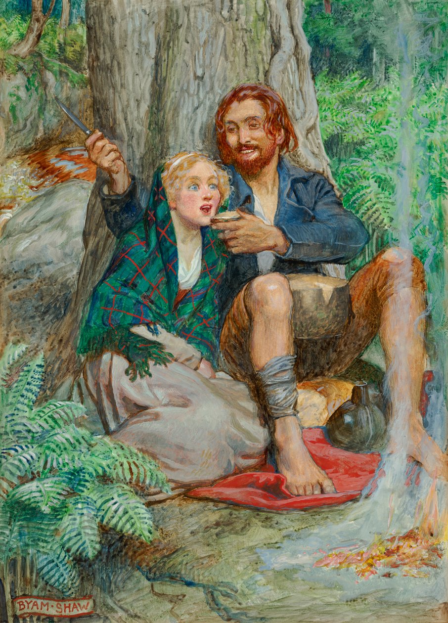 El hombre de Gaberlunzie de Byam Shaw