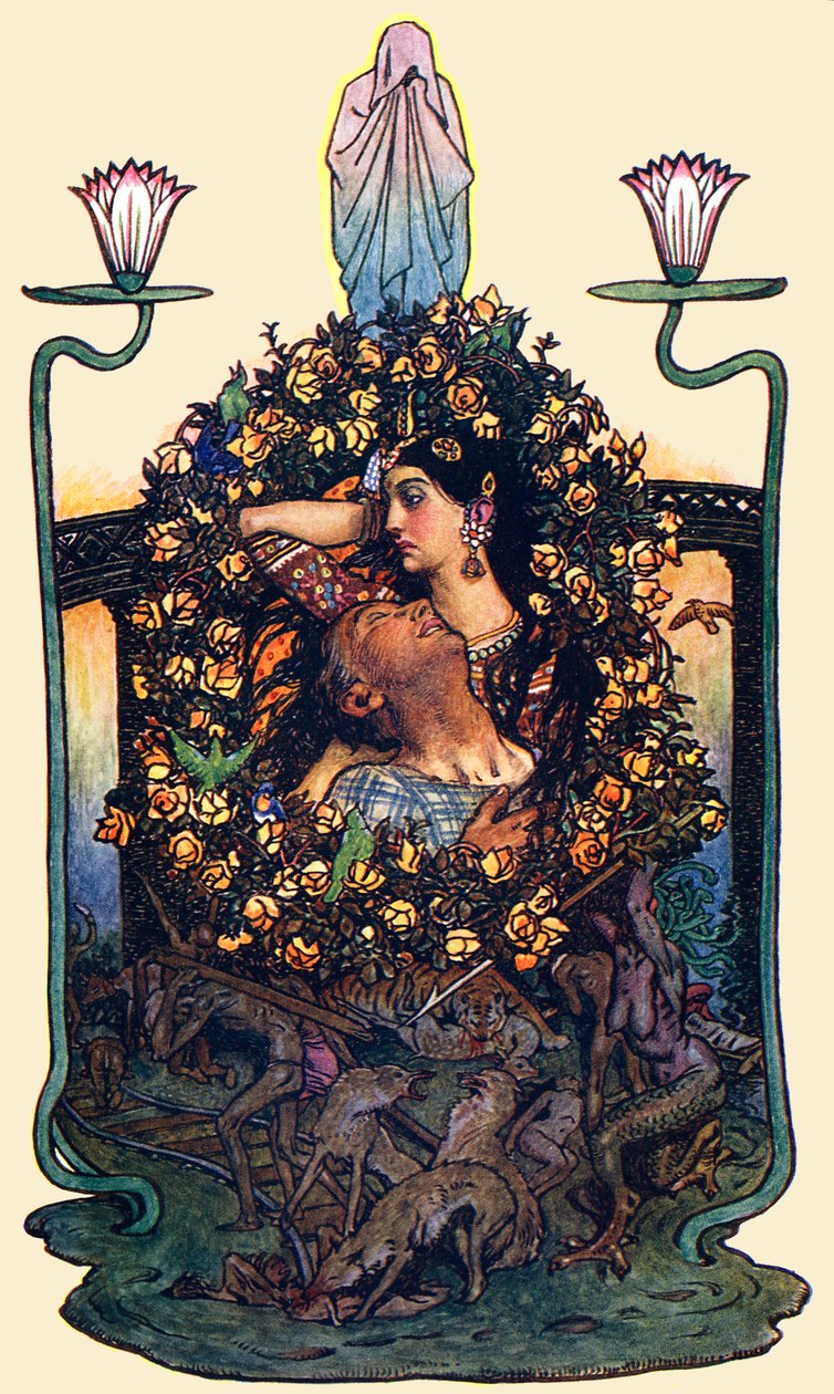 El jardín junto al puente de Byam Shaw