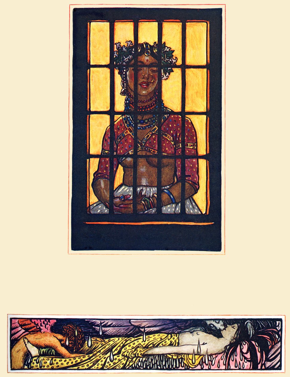 La historia de Lilavanti", de El jardín de Kama. de Byam Shaw