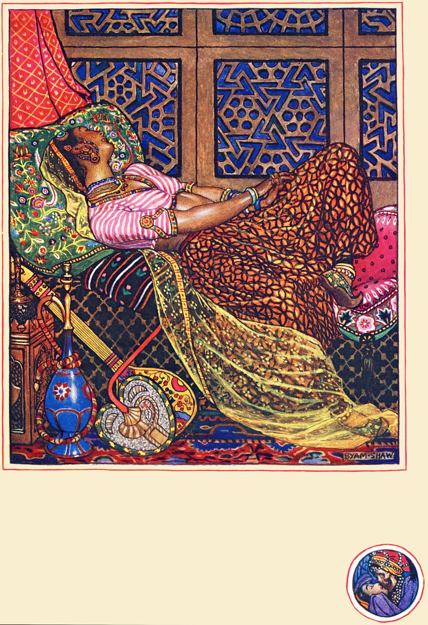 Zira: en cautiverio", poema de El jardín de Kama de Byam Shaw