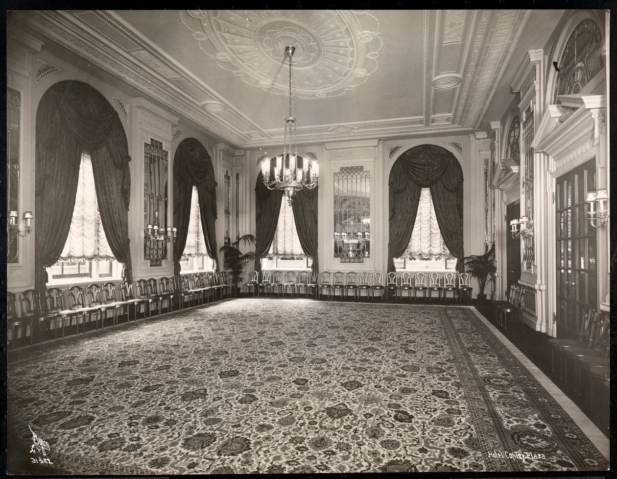 Salón de baile en el hotel Copley Plaza, Boston, 1912 o 1913 de Byron Company