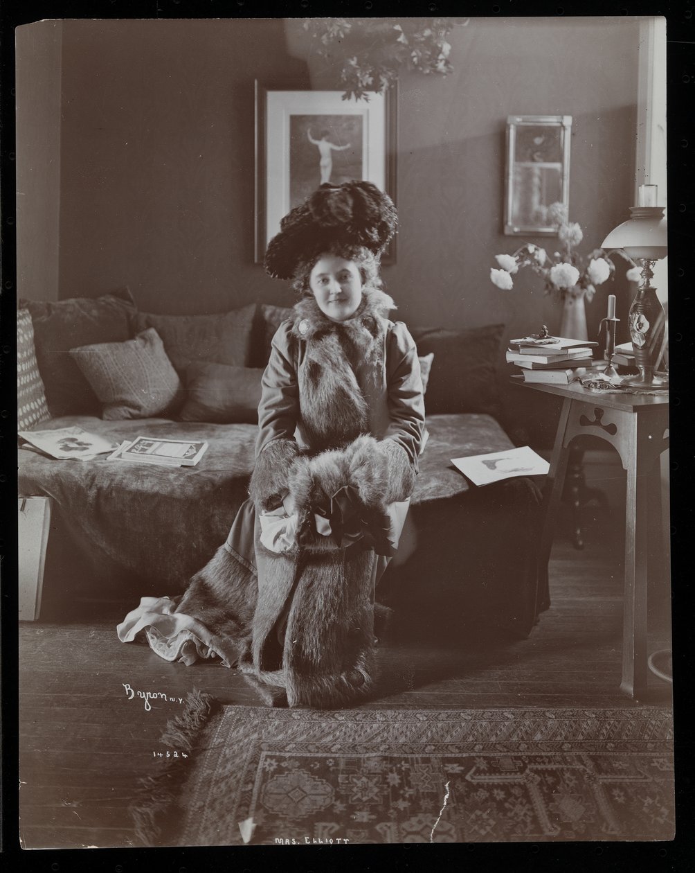 Retrato de la Sra. Elliott o su pariente femenina, 1902 de Byron Company