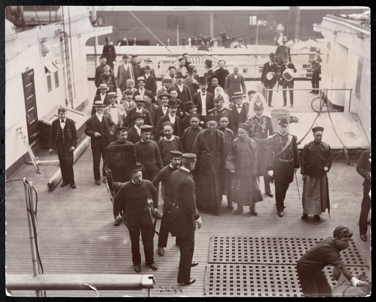 El estadista chino Li Hung-Chang en su visita a los EE.UU., 1896 de Byron Company
