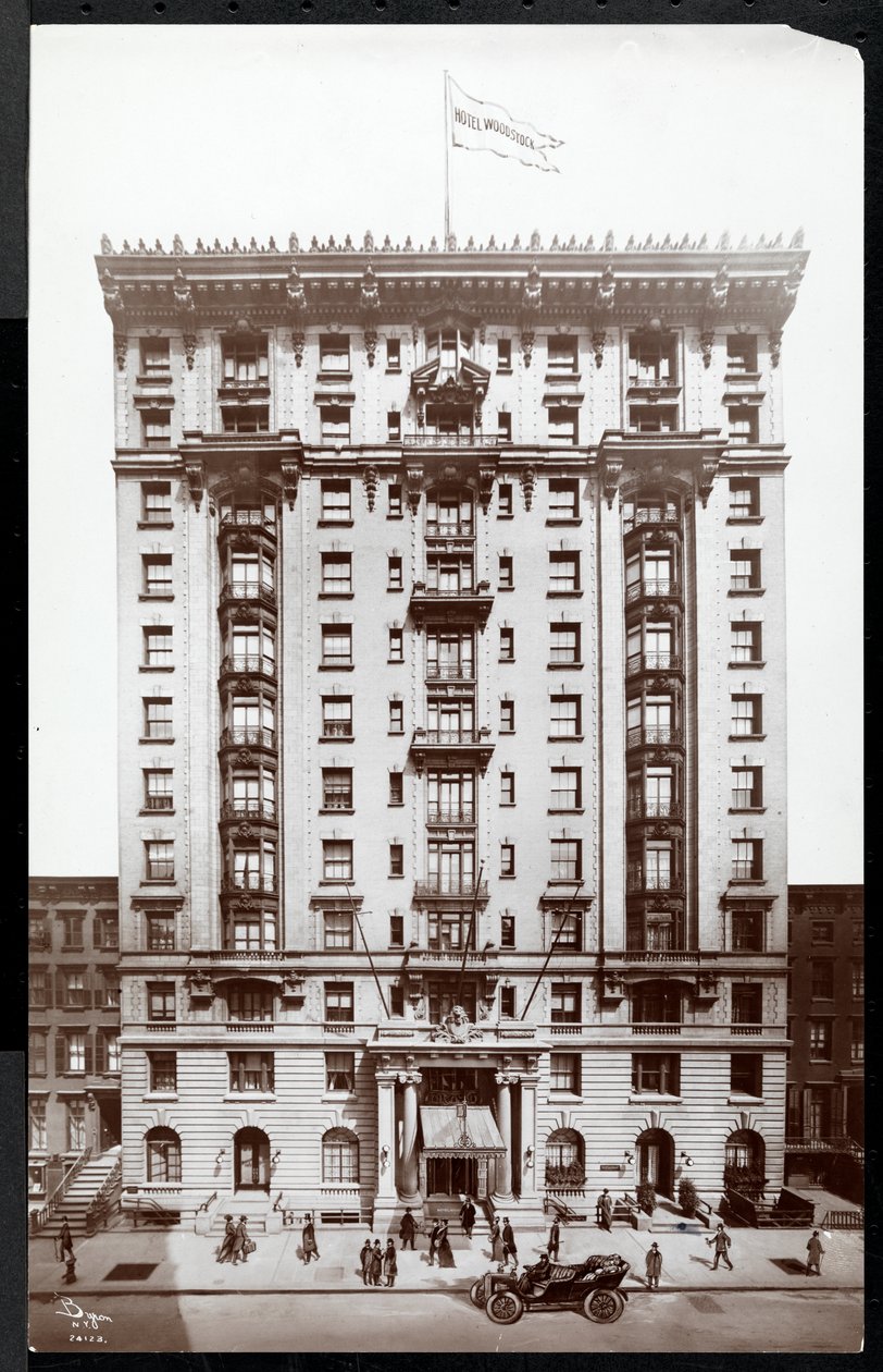 Hotel Woodstock en 127 West 43rd Street, Nueva York, 1907 de Byron Company