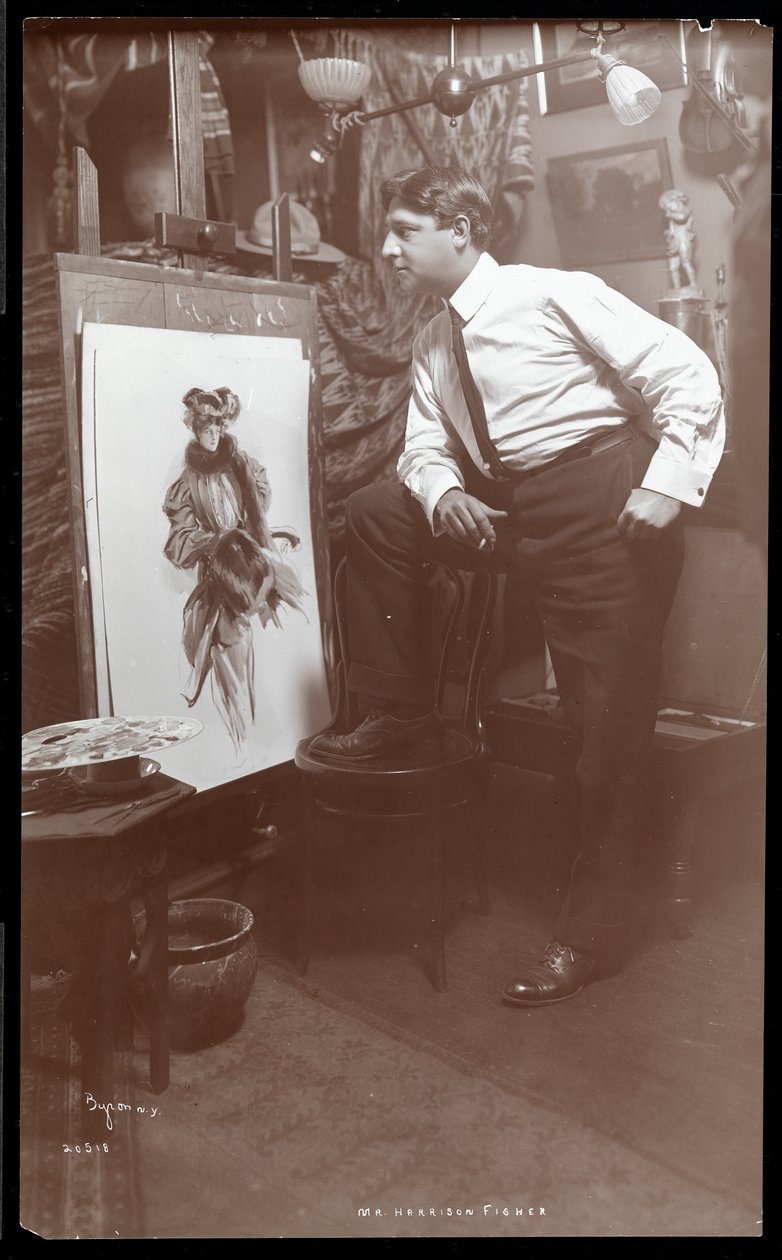 Sr. Harrison Fisher, 1905 (impresión de gelatina de plata) de Byron Company