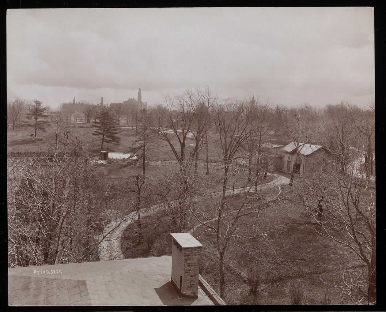Parte de la finca Erlich en el Hudson, Nueva York, 1896-98 de Byron Company
