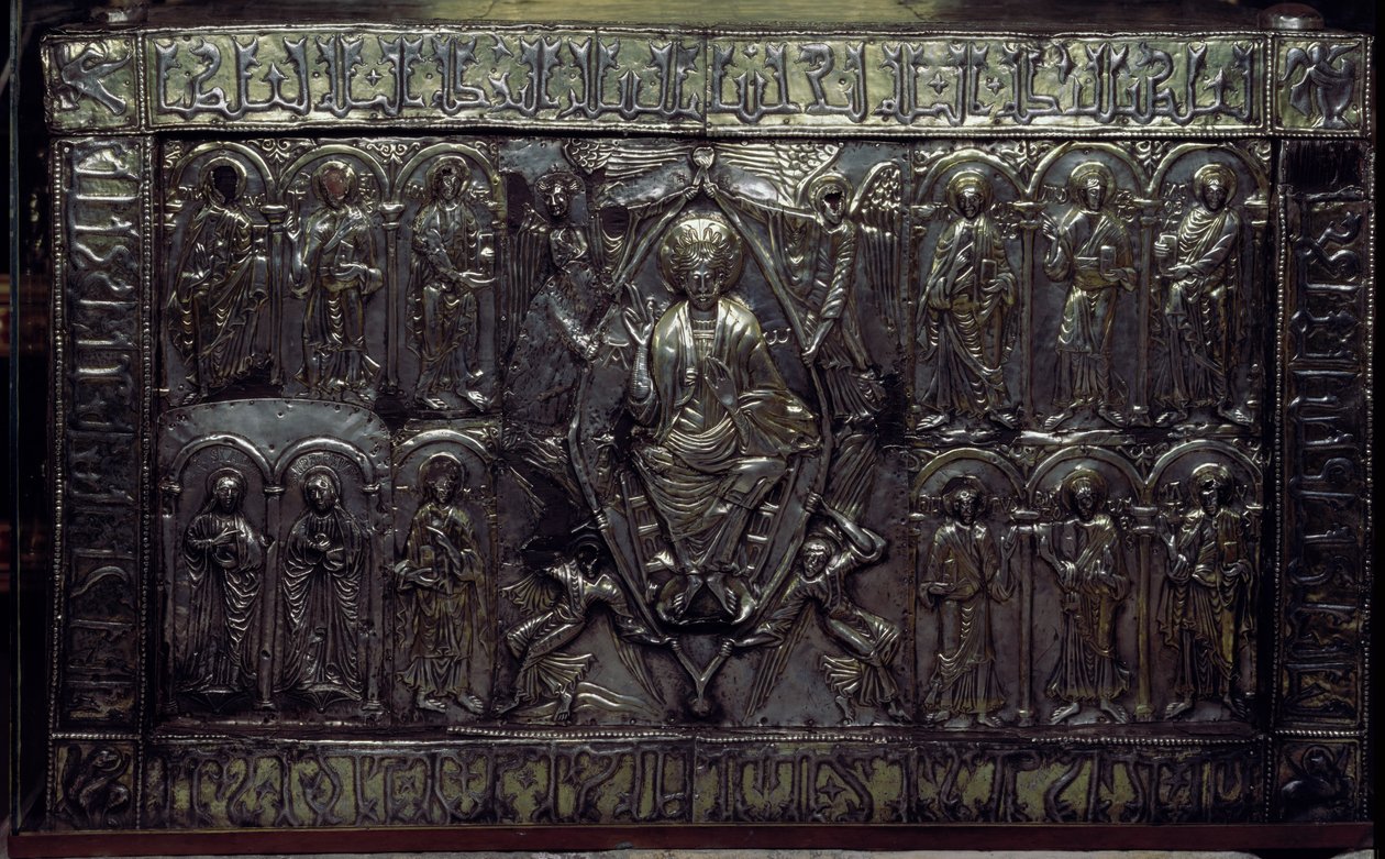 Frente del Arca Santa que contiene el Sudario de Cristo, guardado en la Cámara Santa de Byzantine