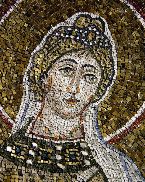 Santa Eufemia la Mártir (mosaico) de Byzantine School