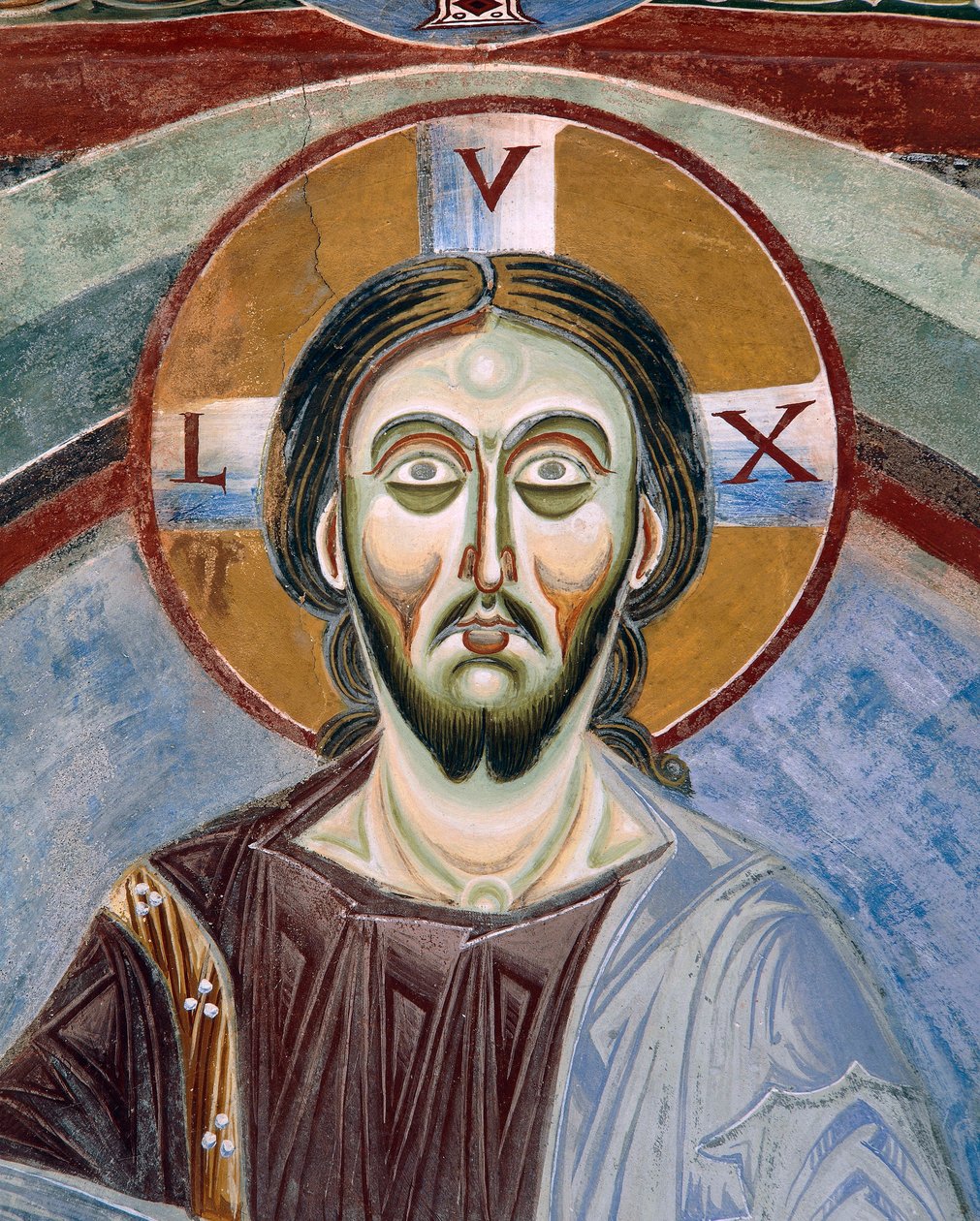 Rostro de Cristo Pantocrátor (detalle) de Byzantine