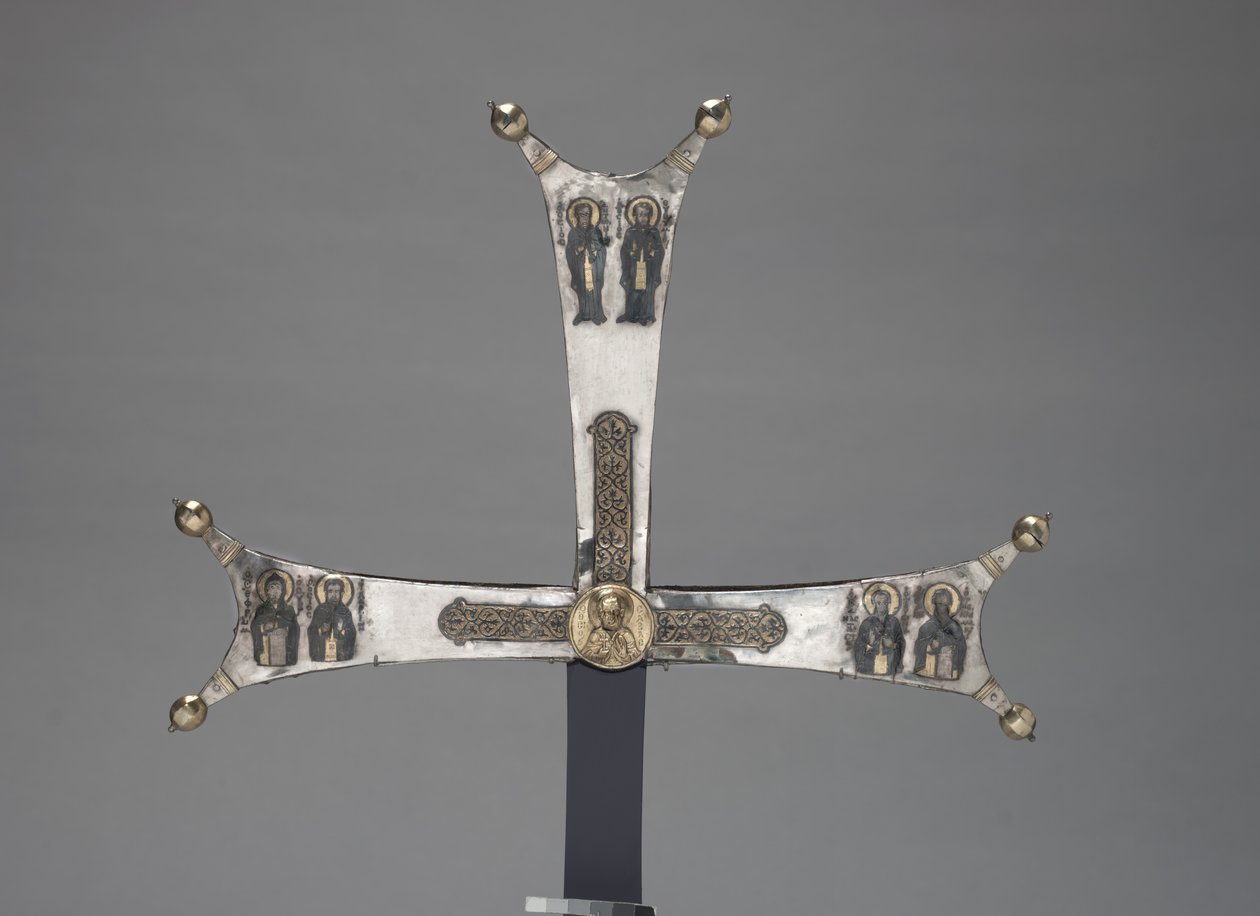 Fragmento de una cruz procesional de Byzantine