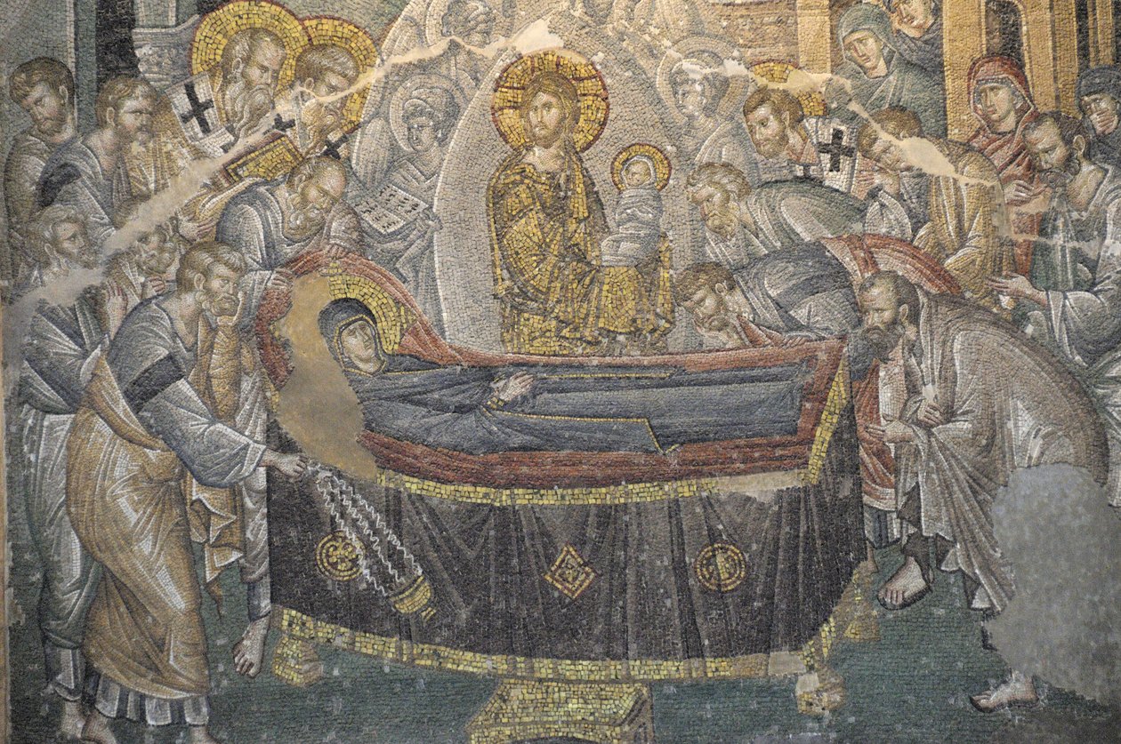 Fresco de San Salvador en la iglesia de Chora (Kariye Camii), Estambul, Turquía de Byzantine