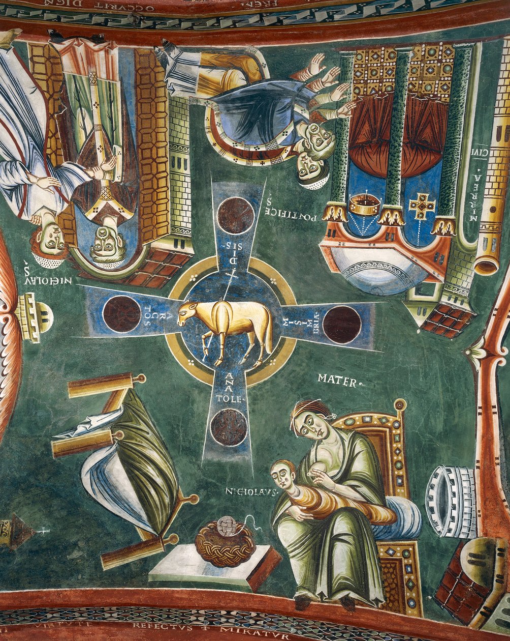 Historias de la vida de San Nicolás (detalle) de Byzantine