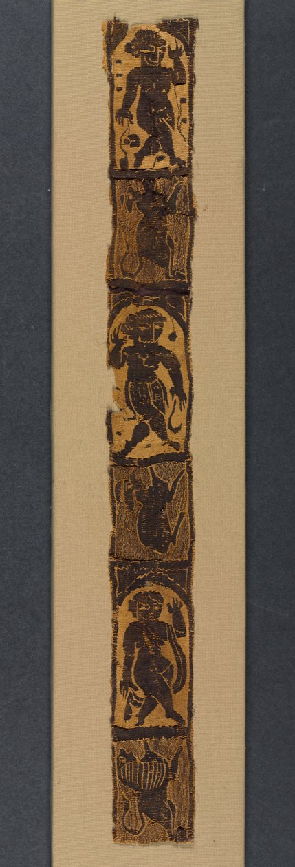 Bandas ornamentales de hombro de una túnica, 500s de Byzantine School