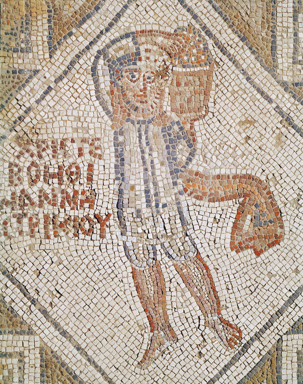Detalle del pavimento de un albañil de Byzantine School