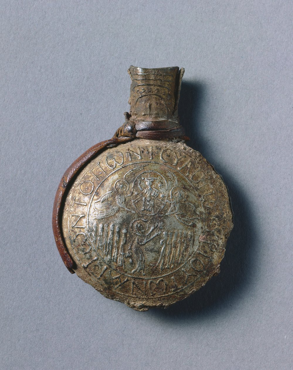 Ampolla de peregrino con escenas de la crucifixión de Byzantine School