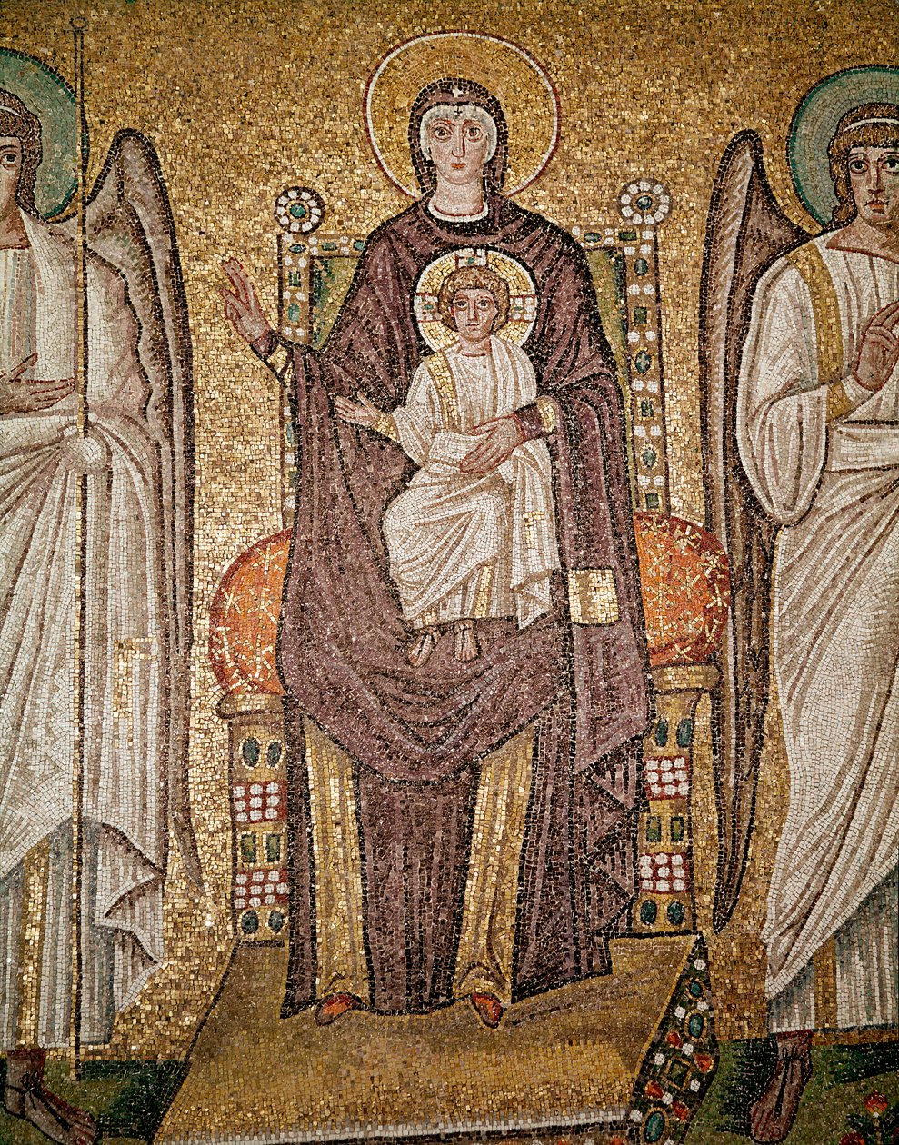 La virgen bizantina (detalle) de Byzantine School