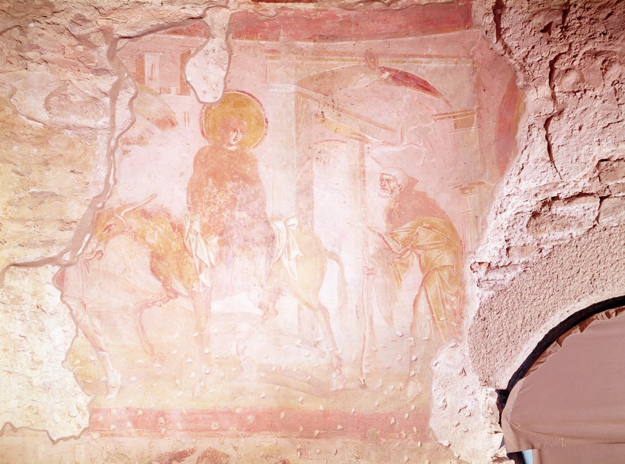La Huida a Egipto de Byzantine School