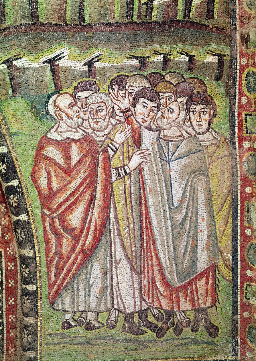 El pueblo hebreo, (detalle) de Byzantine School