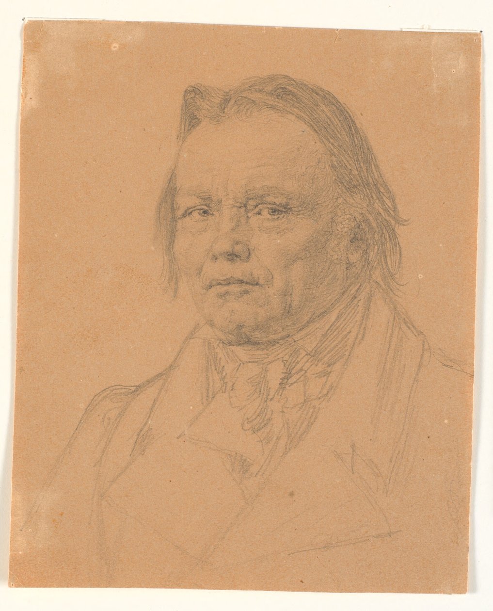 Retrato del veterinario de regimiento J.C. Freund de C.A. Jensen