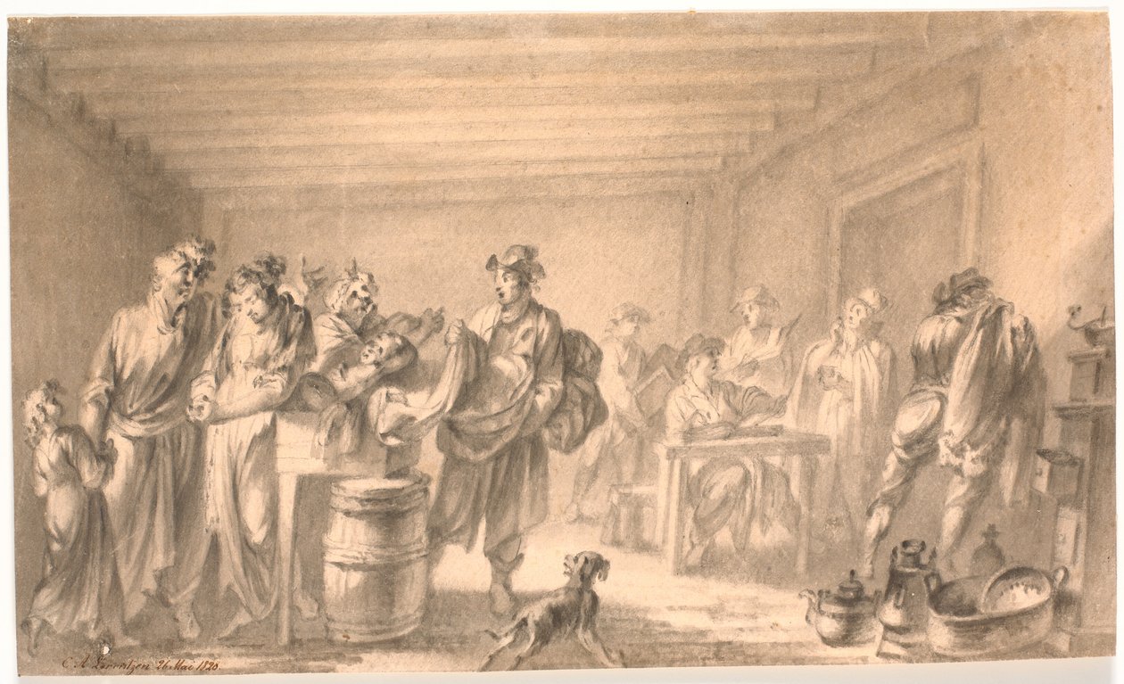 Una escena de empeño de C.A. Lorentzen