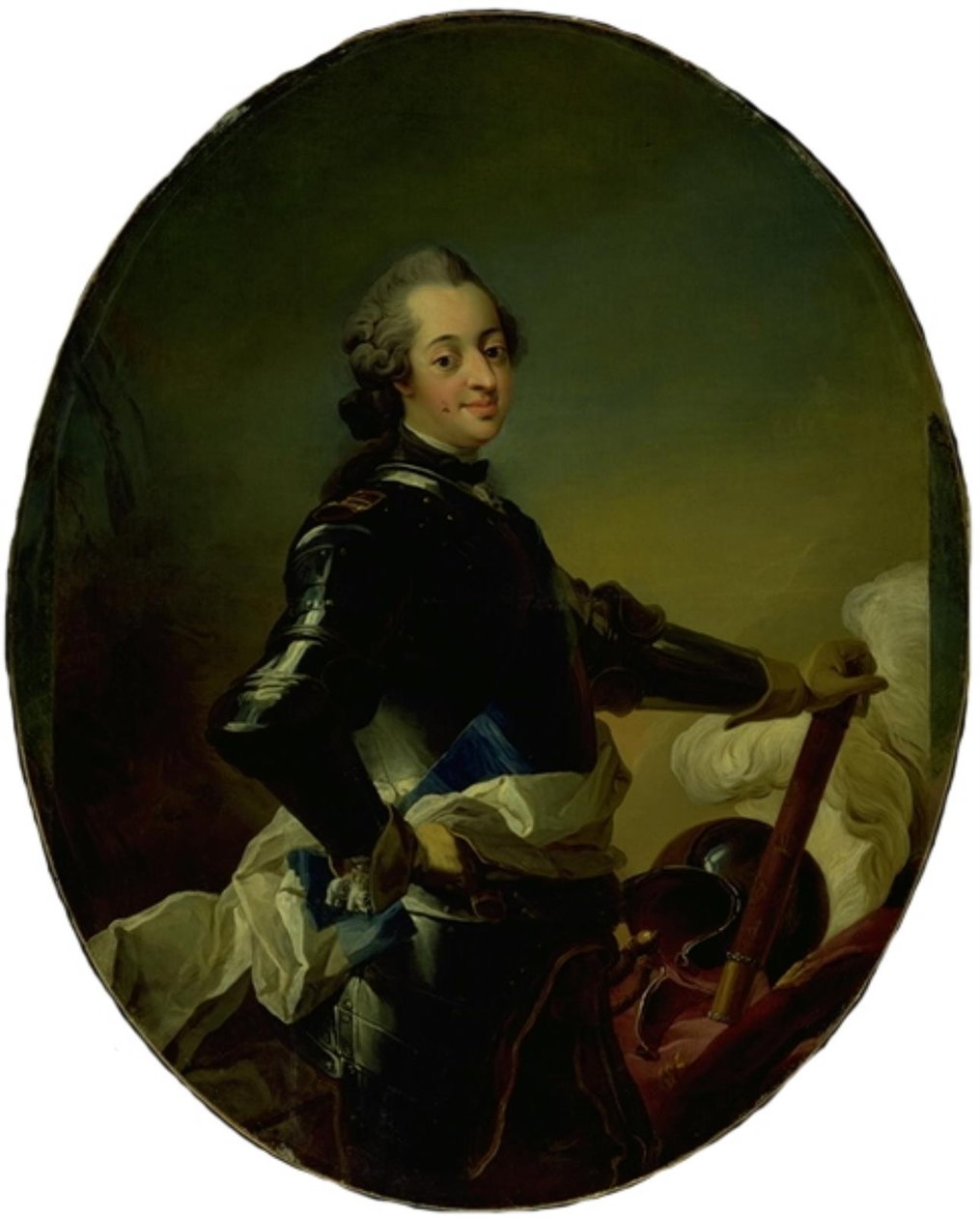 Retrato de Federico V en armadura de C.G. Pilo
