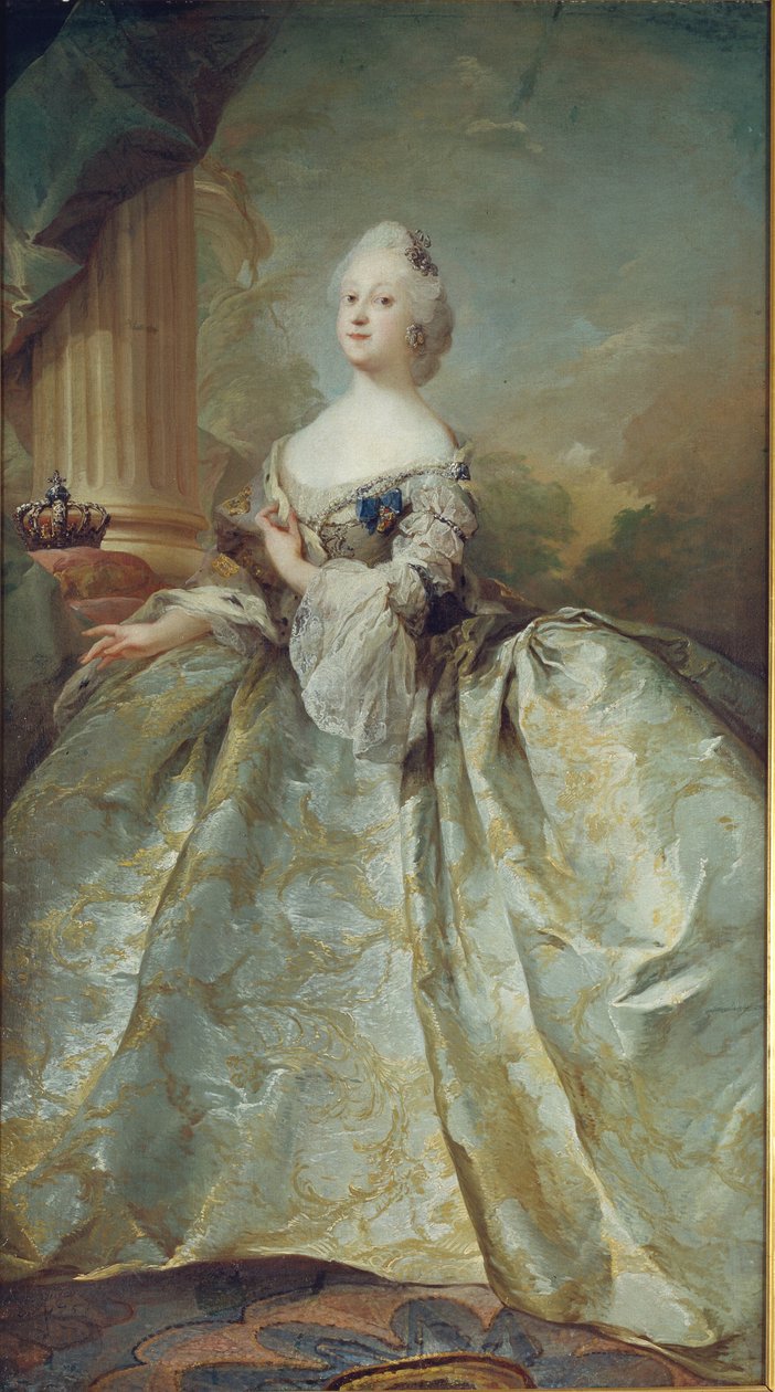 Retrato de Louise, primera reina de Federico V de C.G. Pilo
