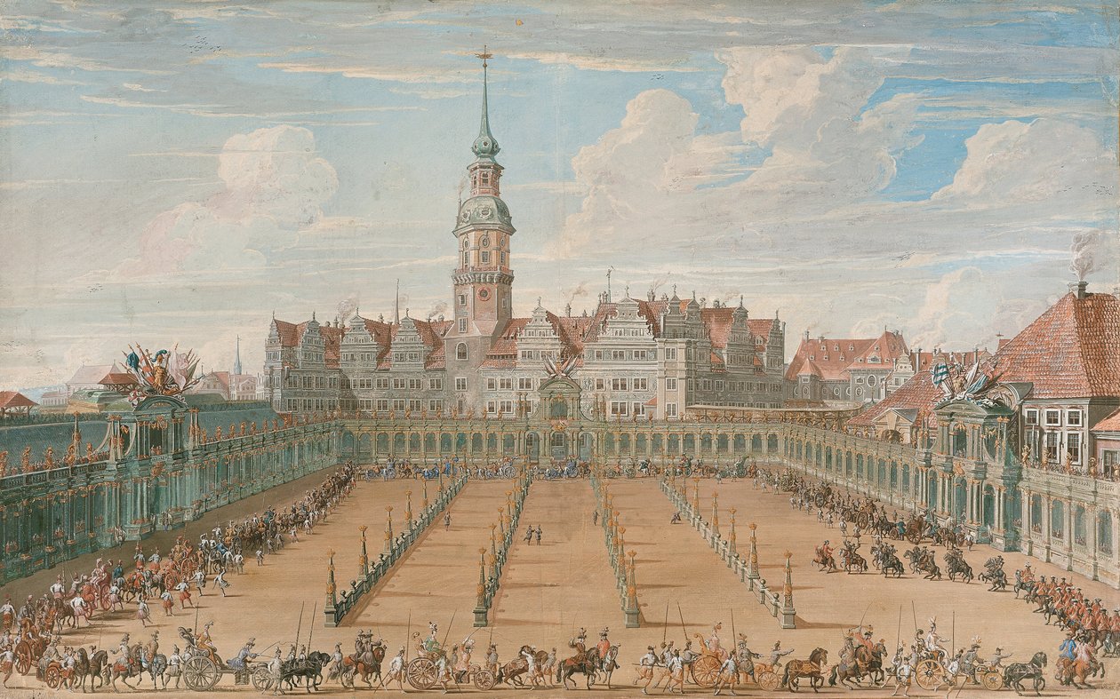 Desfile de las Carreras de Anillos de las Damas, Dresde de C.H. Fritzsche