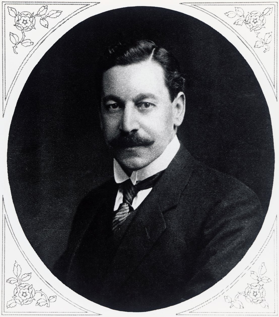 Retrato de Herbert Samuel (1870-1963), político inglés, de Illustrated War News, 19 de enero de J.B. and Brown J. Rowbotham