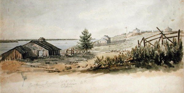 Fuerte Henry, Kingston, Ontario, Canadá, 8 de septiembre de 1832 de C.J. Gibson
