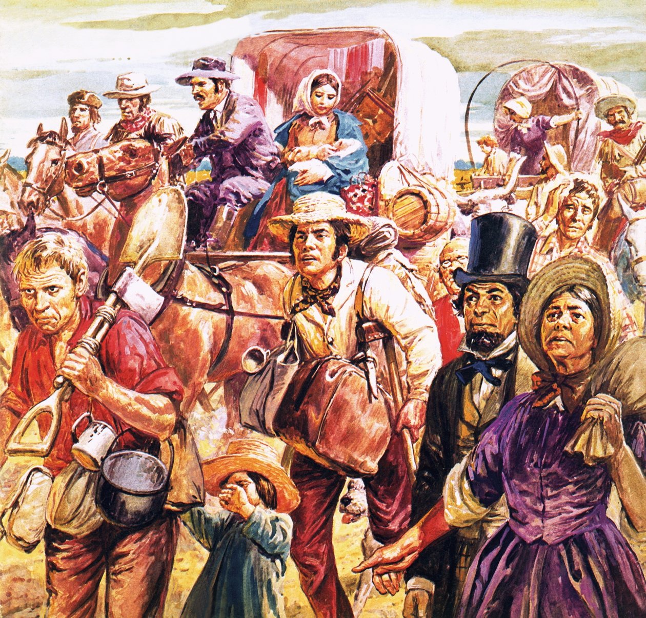 La fiebre del oro de California de C.L. Doughty