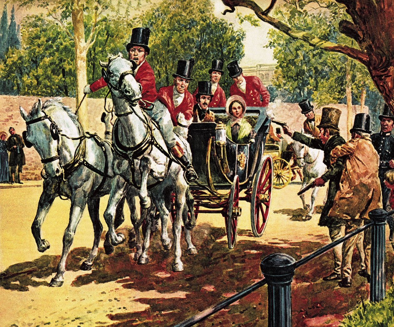 Edward Oxford intenta asesinar a la reina Victoria y al príncipe Alberto de C.L. Doughty