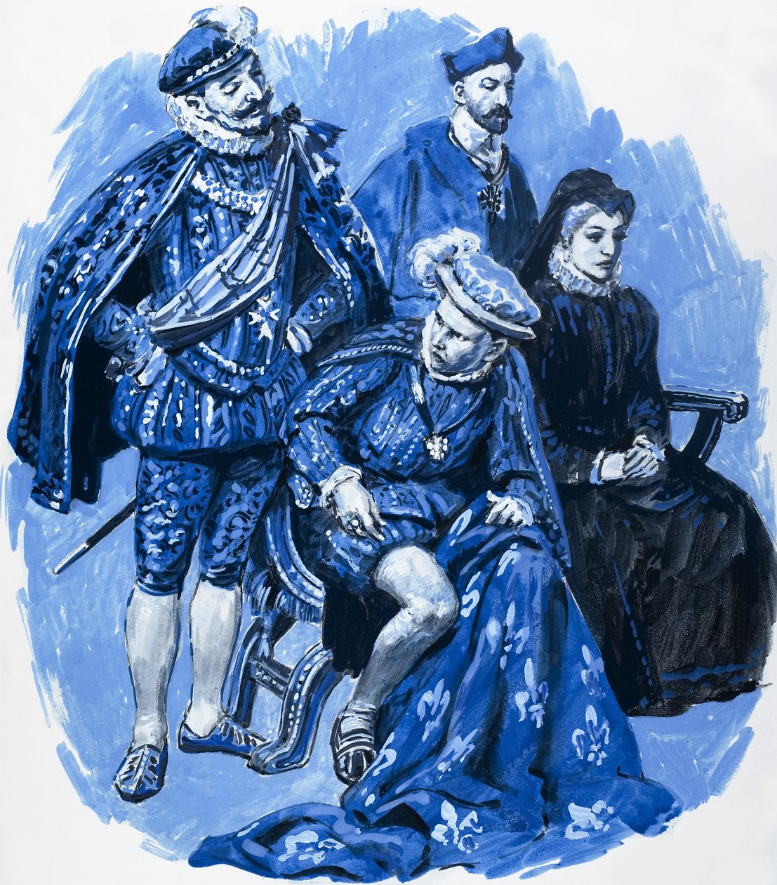 Francisco II de Francia y el duque de Guisa de C.L. Doughty