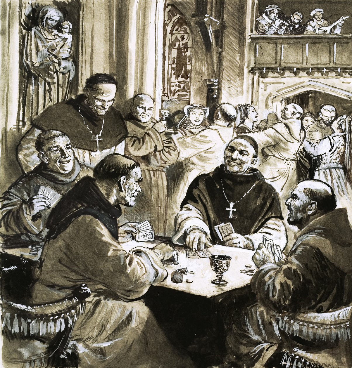Monjes y monjas de juerga de C.L. Doughty
