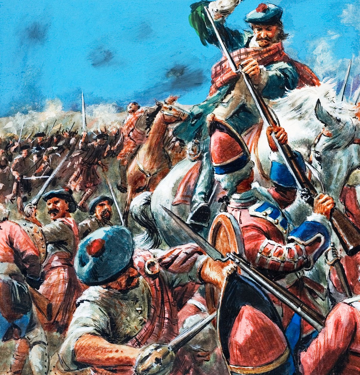 La batalla de Culloden de C.L. Doughty